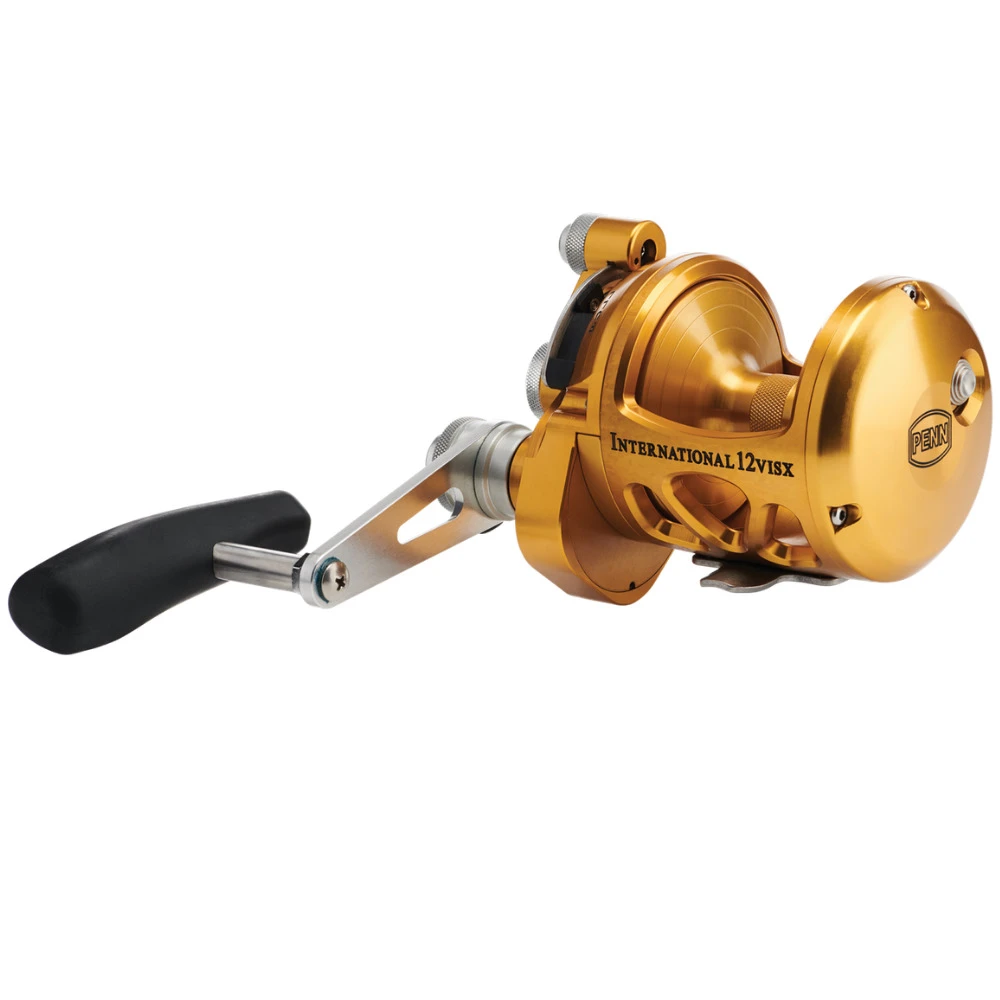 PENN Saltwater Conventional 2 Speed Reel International VI 12VISX Gold 2 PENN Saltwater Conventional 2 Speed Reel International VI 12VISX Gold - Afbeelding 2
