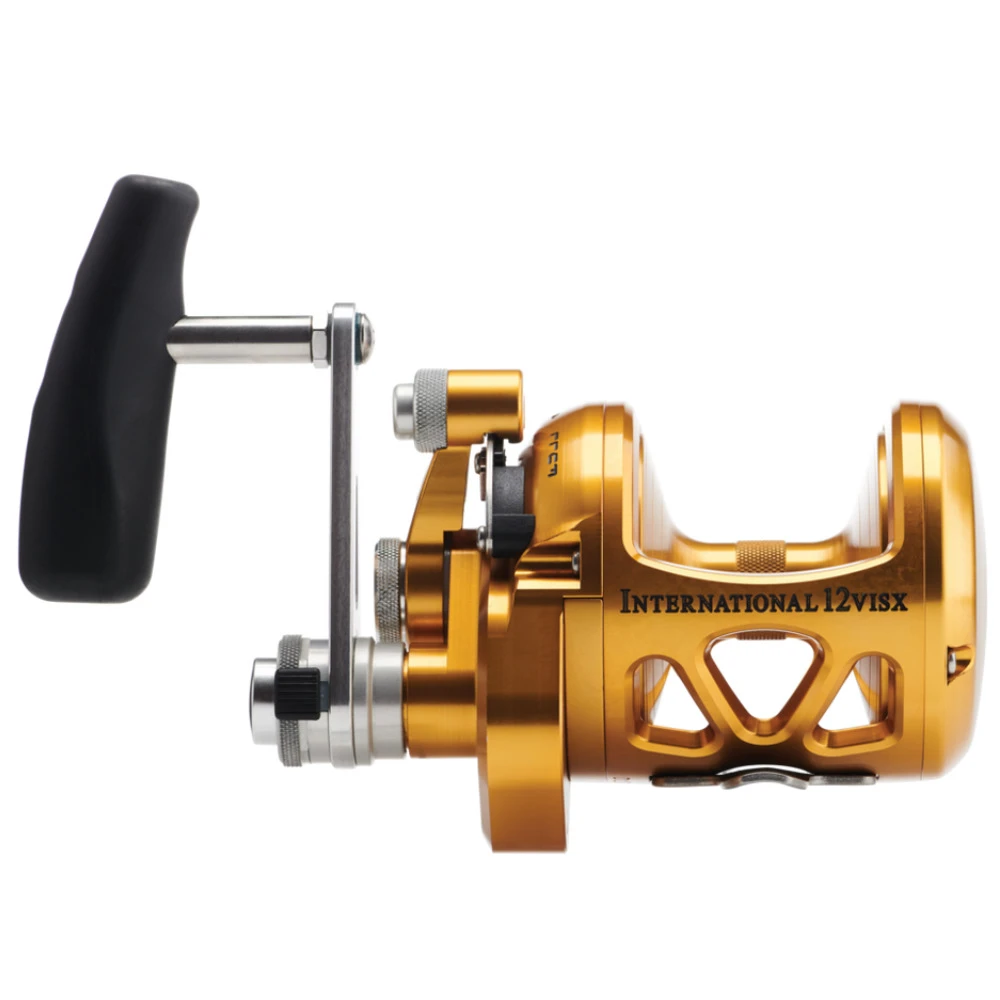 PENN Saltwater Conventional 2 Speed Reel International VI 12VISX Gold 3 PENN Saltwater Conventional 2 Speed Reel International VI 12VISX Gold - Afbeelding 3