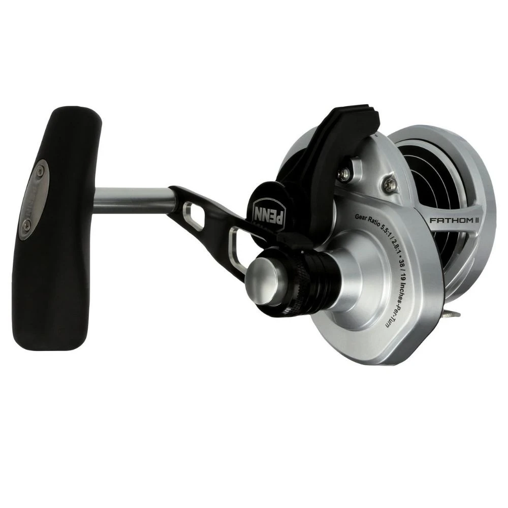 PENN Conventional 2-Speed Right-Handed Reel FATHOM II LEVER DRAG 15XN 2 PENN Conventional 2-Speed Right-Handed Reel FATHOM II LEVER DRAG 15XN - Afbeelding 2