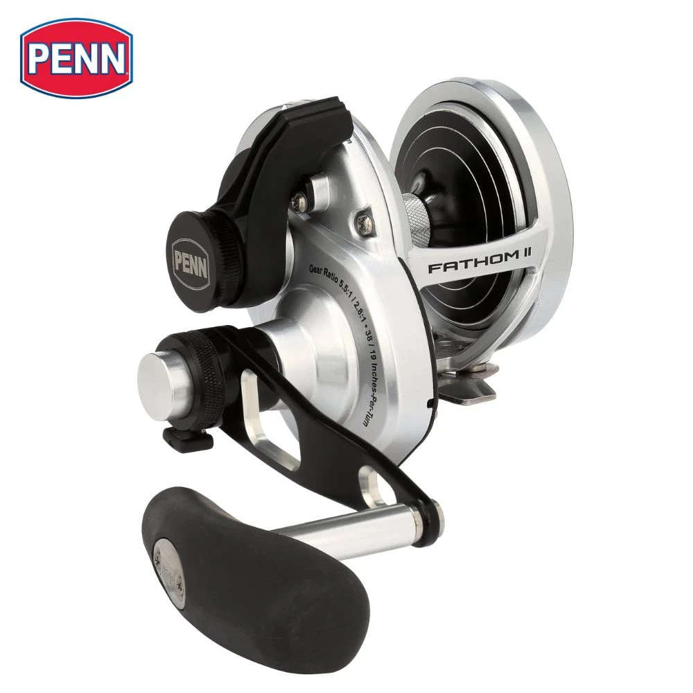 PENN Conventional 2-Speed Right-Handed Reel FATHOM II LEVER DRAG 15XN 1 PENN Conventional 2-Speed Right-Handed Reel FATHOM II LEVER DRAG 15XN