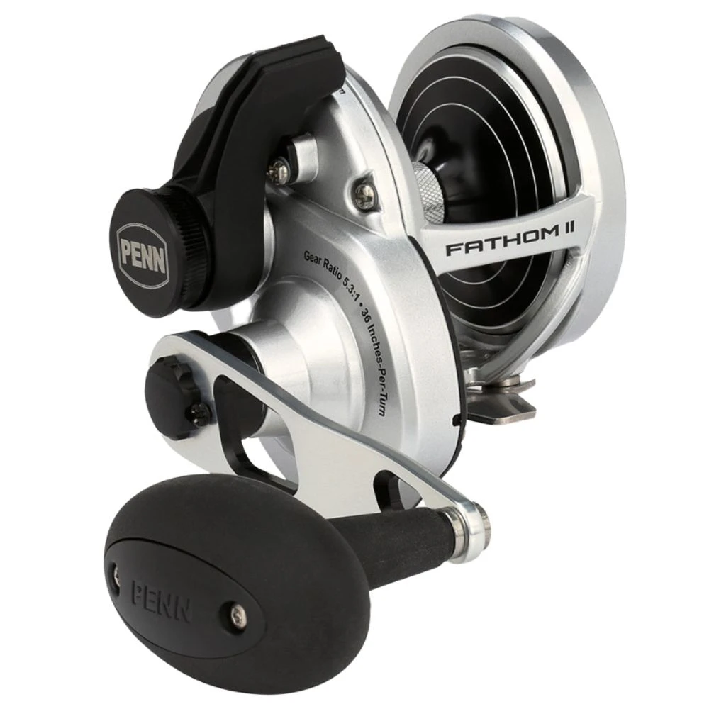 PENN Conventional One-Speed Right-Handed Reel FATHOM II LEVER DRAG 25NLD 2 PENN Conventional One-Speed Right-Handed Reel FATHOM II LEVER DRAG 25NLD - Afbeelding 2