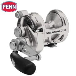 PENN Saltwater Conventional 2 Speed Reel International VI 12VISX Silver